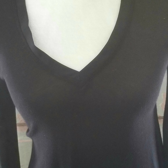 Make Offer Anthro Deletta Lokka Tunic Top Black - Picture 5 of 8